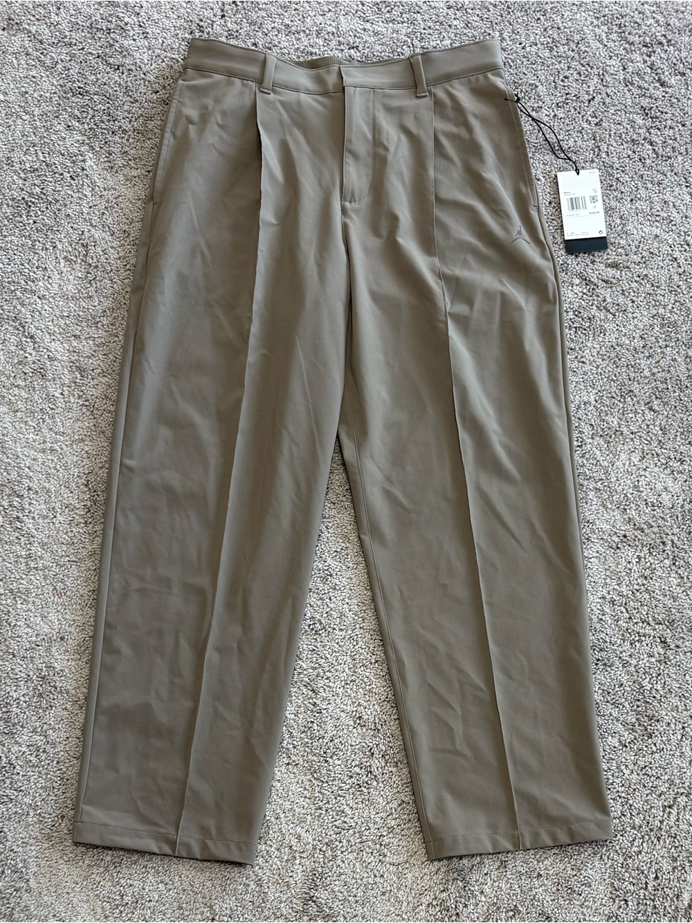 Jordan Sport Golf Pants Loose Fit Full Length Olive Gray HV4769-040 Mens Size 32